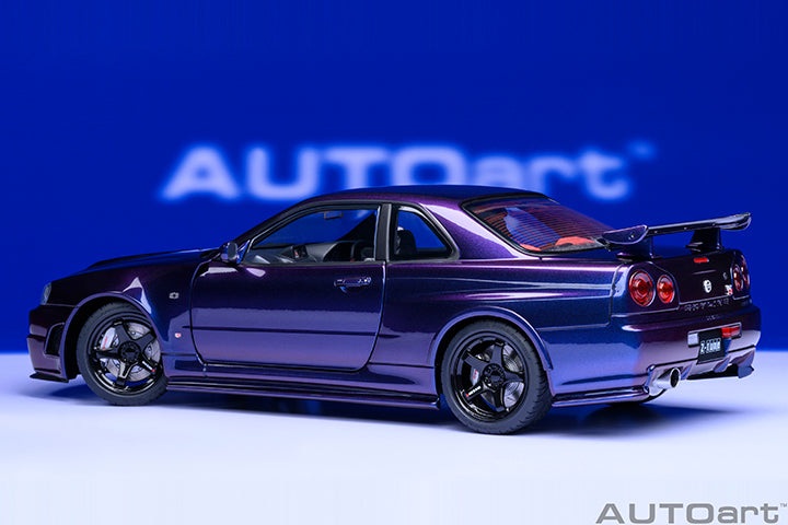 AUTOart 2001 Nissan Skyline GT-R (R34) Z-Tune Midnight Purple 1:18