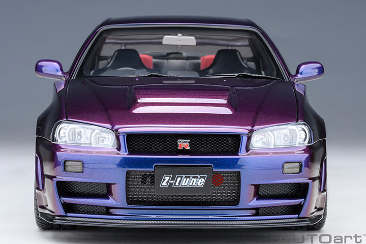 AUTOart 2001 Nissan Skyline GT-R (R34) Z-Tune Midnight Purple 1:18