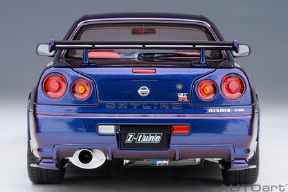 AUTOart 2001 Nissan Skyline GT-R (R34) Z-Tune Midnight Purple 1:18