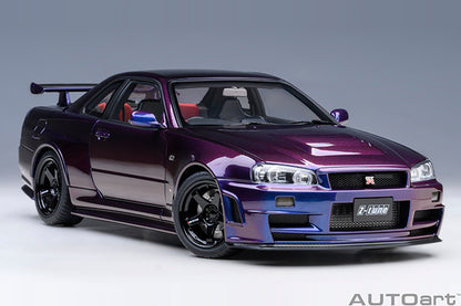 AUTOart 2001 Nissan Skyline GT-R (R34) Z-Tune Midnight Purple 1:18