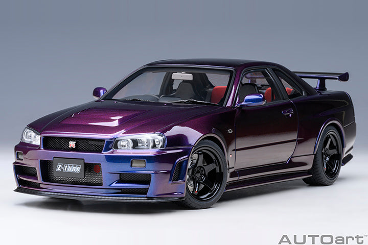 AUTOart 2001 Nissan Skyline GT-R (R34) Z-Tune Midnight Purple 1:18