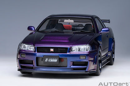 AUTOart 2001 Nissan Skyline GT-R (R34) Z-Tune Midnight Purple 1:18