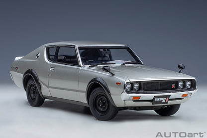 AUTOart Nissan Skyline 2000 GT-R (KPGC110) Standard Version Silver 1:18