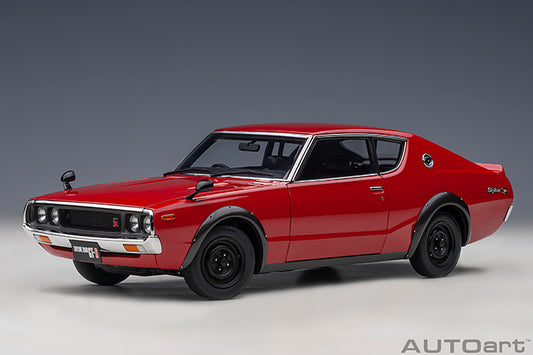 AUTOart Nissan Skyline 2000 GT-R (KPGC110) Standard Version Red 1:18