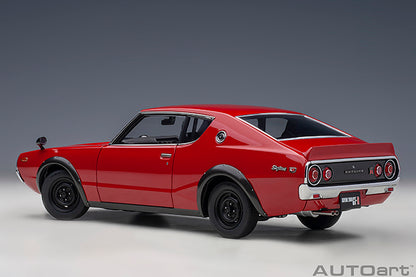 AUTOart Nissan Skyline 2000 GT-R (KPGC110) Standard Version Red 1:18