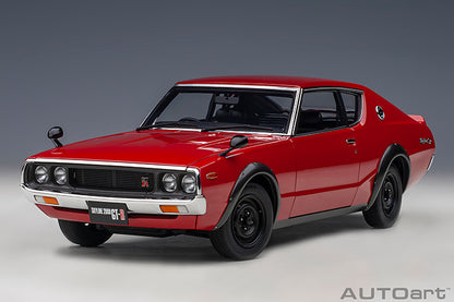 AUTOart Nissan Skyline 2000 GT-R (KPGC110) Standard Version Red 1:18