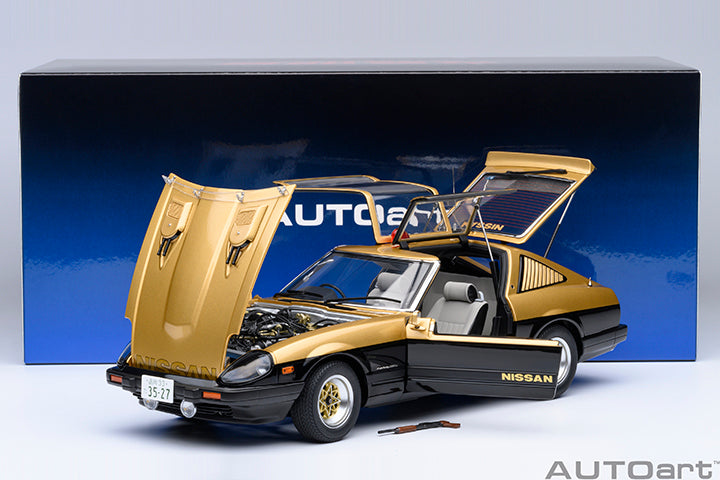 AUTOart 1979 Nissan Fairlady Z (S130) Seibu-Keisatsu Super Z Gold & Black 1:18