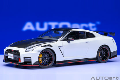 AUTOart 2022 Nissan Skyline GT-R (R35) Nismo Special Edition Brilliant White Pearl 1:18