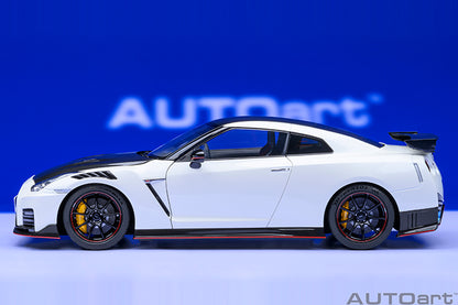 AUTOart 2022 Nissan Skyline GT-R (R35) Nismo Special Edition Brilliant White Pearl 1:18