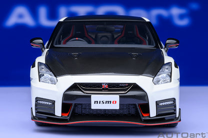 AUTOart 2022 Nissan Skyline GT-R (R35) Nismo Special Edition Brilliant White Pearl 1:18