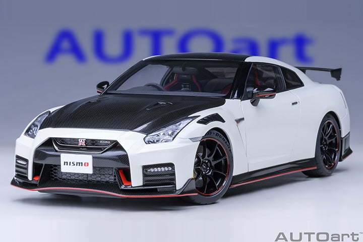 AUTOart 2022 Nissan Skyline GT-R (R35) Nismo Special Edition Brilliant White Pearl 1:18