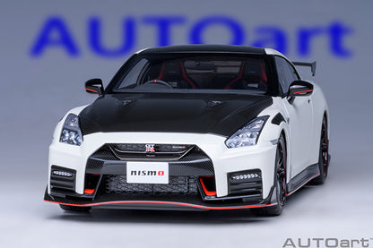 AUTOart 2022 Nissan Skyline GT-R (R35) Nismo Special Edition Brilliant White Pearl 1:18