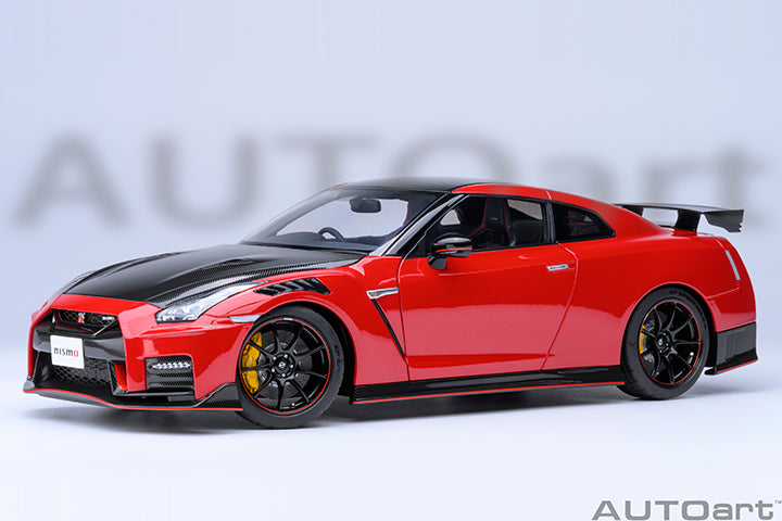 AUTOart 2022 Nissan Skyline GT-R (R35) Nismo Special Edition Vibrant Red 1:18