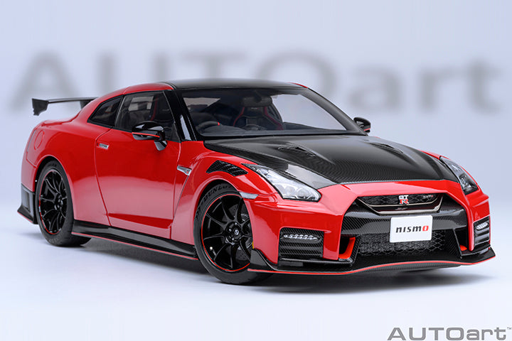 AUTOart 2022 Nissan Skyline GT-R (R35) Nismo Special Edition Vibrant Red 1:18