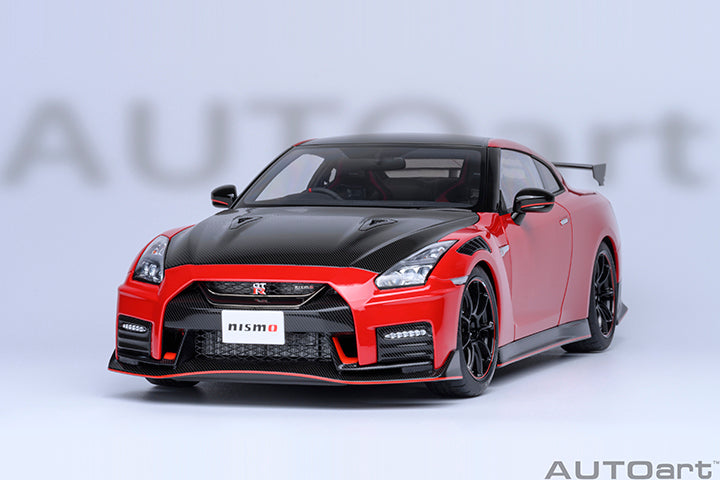 AUTOart 2022 Nissan Skyline GT-R (R35) Nismo Special Edition Vibrant Red 1:18