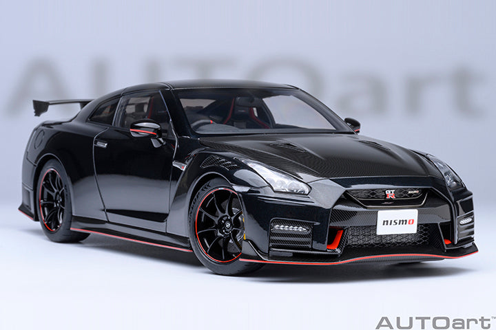 AUTOart 2022 Nissan Skyline GT-R (R35) Nismo Special Edition Meteor Flake Black Pearl 1:18