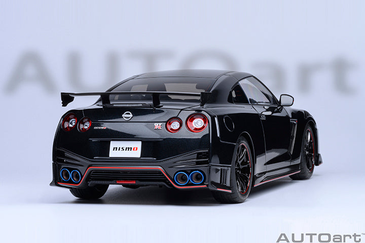 AUTOart 2022 Nissan Skyline GT-R (R35) Nismo Special Edition Meteor Flake Black Pearl 1:18