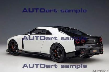 AUTOart 2020 Nissan GT-R (R50) by Italdesign Metallic White w/ Black 1:18