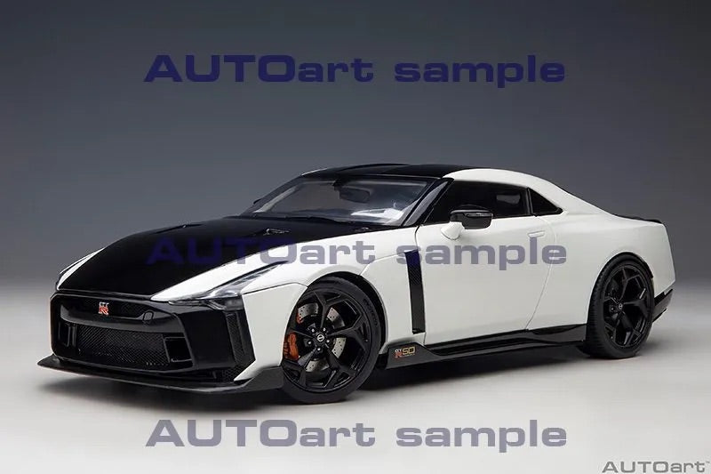 AUTOart 2020 Nissan GT-R (R50) by Italdesign Metallic White w/ Black 1:18