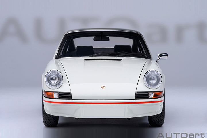 AUTOart Porsche 911 Carrera 2.7 RS Grand Prix White w/ Red Deco and Wheels 1:18