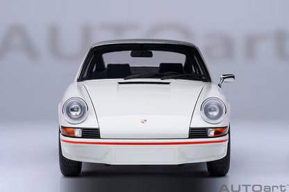 AUTOart Porsche 911 Carrera 2.7 RS Grand Prix White w/ Red Deco and Wheels 1:18