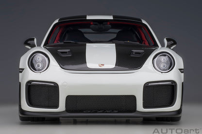 AUTOart Porsche 911 991.2 GT2 RS w/ Weissach Pkg White 1:18