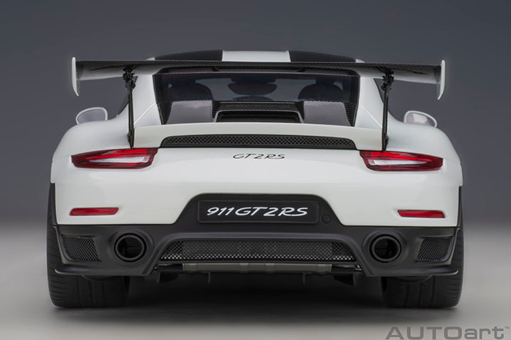 AUTOart Porsche 911 991.2 GT2 RS w/ Weissach Pkg White 1:18