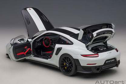 AUTOart Porsche 911 991.2 GT2 RS w/ Weissach Pkg White 1:18