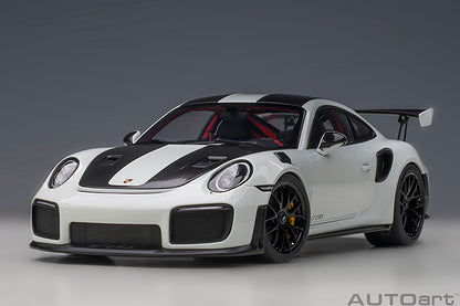 AUTOart Porsche 911 991.2 GT2 RS w/ Weissach Pkg White 1:18