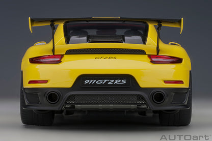 AUTOart Porsche 911 991.2 GT2 RS w/ Weissach Pkg Racing Yellow 1:18