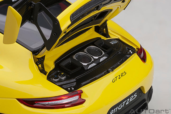 AUTOart Porsche 911 991.2 GT2 RS w/ Weissach Pkg Racing Yellow 1:18