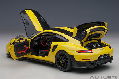 AUTOart Porsche 911 991.2 GT2 RS w/ Weissach Pkg Racing Yellow 1:18