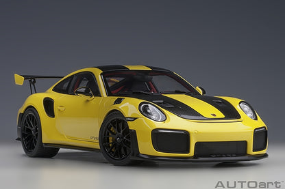 AUTOart Porsche 911 991.2 GT2 RS w/ Weissach Pkg Racing Yellow 1:18