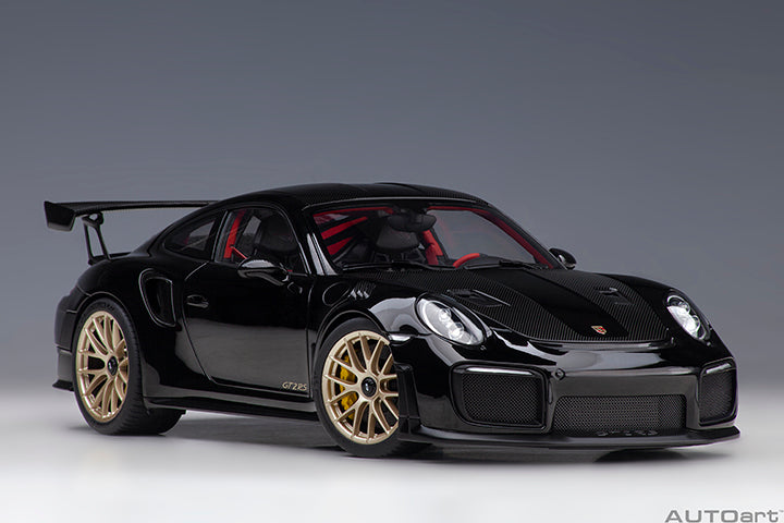 AUTOart Porsche 911 991.2 GT2 RS w/ Weissach Pkg Black 1:18