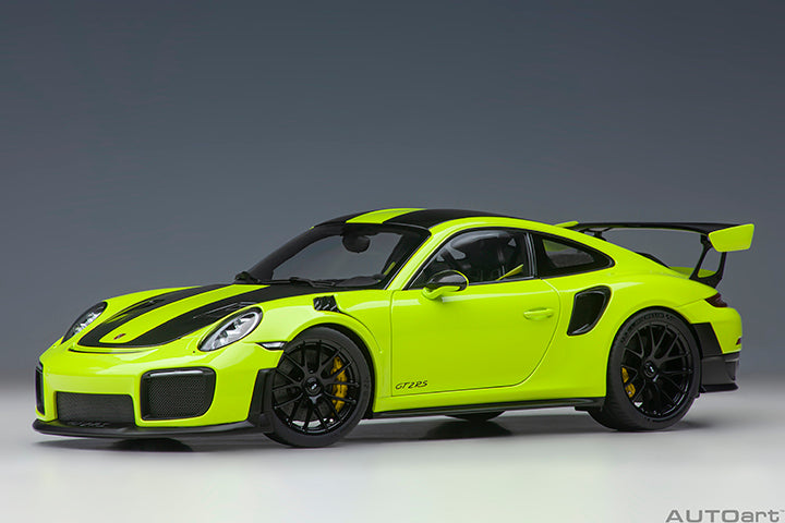 AUTOart Porsche 911 991.2 GT2 RS w/ Weissach Pkg Acid Green 1:18