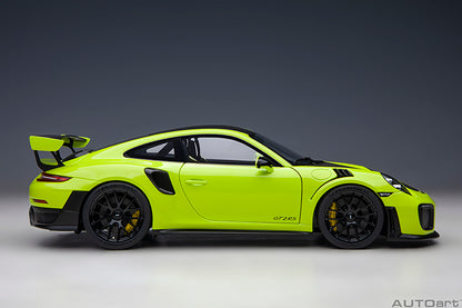 AUTOart Porsche 911 991.2 GT2 RS w/ Weissach Pkg Acid Green 1:18