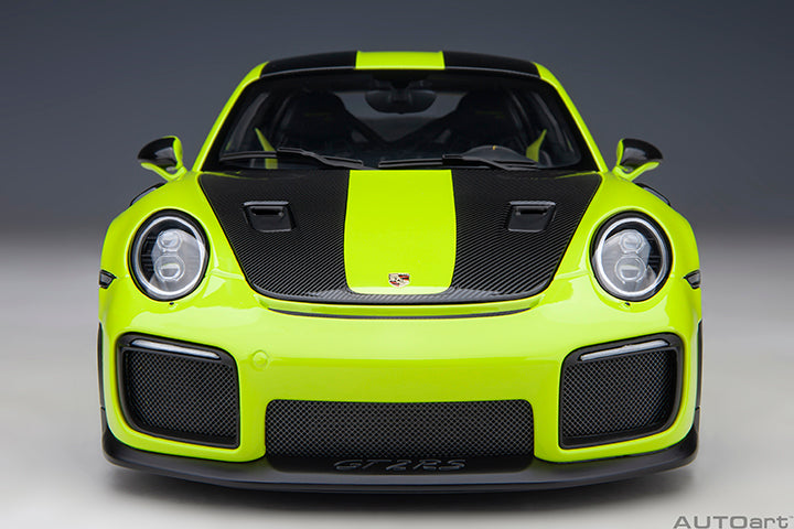 AUTOart Porsche 911 991.2 GT2 RS w/ Weissach Pkg Acid Green 1:18