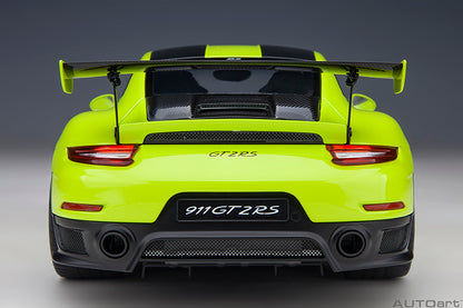 AUTOart Porsche 911 991.2 GT2 RS w/ Weissach Pkg Acid Green 1:18