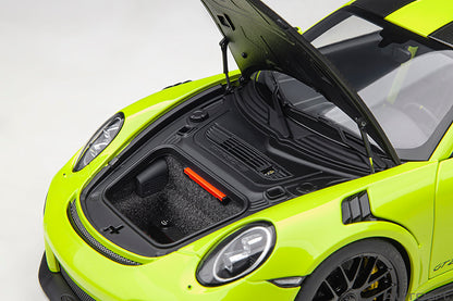 AUTOart Porsche 911 991.2 GT2 RS w/ Weissach Pkg Acid Green 1:18