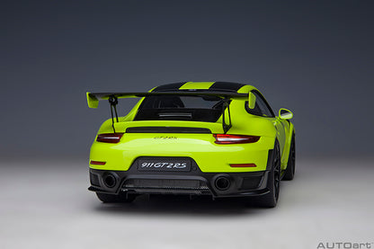 AUTOart Porsche 911 991.2 GT2 RS w/ Weissach Pkg Acid Green 1:18