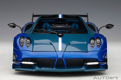 AUTOart Pagani Huayra BC Blue Francia (Carbon) 1:18