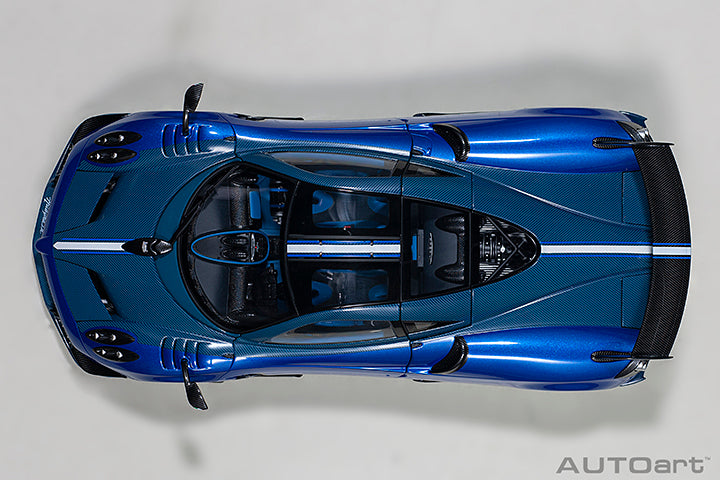 AUTOart Pagani Huayra BC Blue Francia (Carbon) 1:18