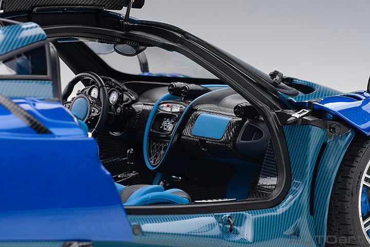 AUTOart Pagani Huayra BC Blue Francia (Carbon) 1:18