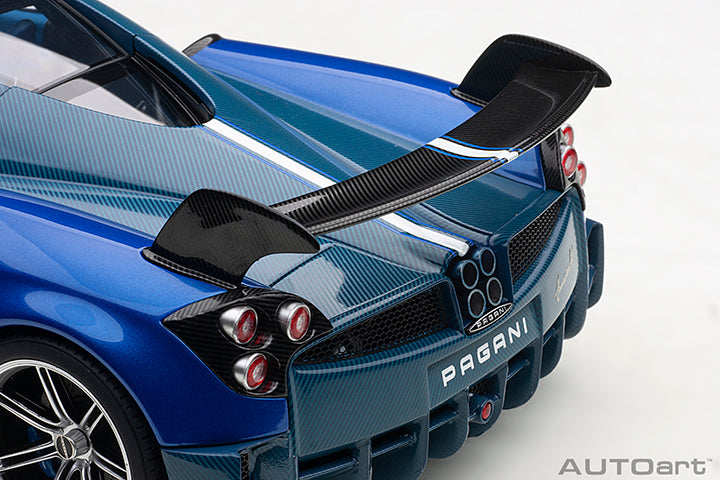 AUTOart Pagani Huayra BC Blue Francia (Carbon) 1:18