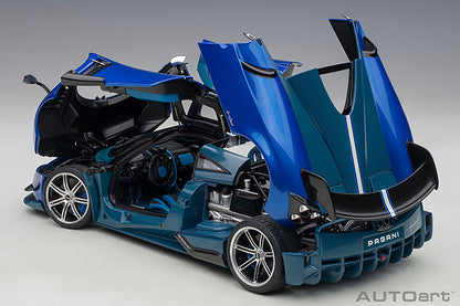 AUTOart Pagani Huayra BC Blue Francia (Carbon) 1:18