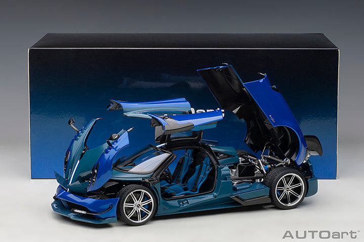 AUTOart Pagani Huayra BC Blue Francia (Carbon) 1:18