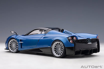 AUTOart Pagani Huayra Roadster Tricolor Blue Carbon Fiber (Full Body) 1:18