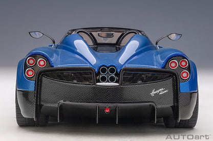 AUTOart Pagani Huayra Roadster Tricolor Blue Carbon Fiber (Full Body) 1:18