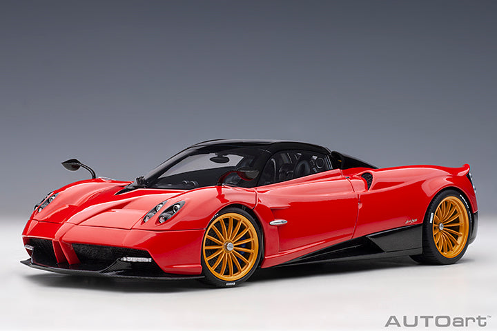 AUTOart Pagani Huayra Roadster Rosso Monza Red Carbon 1:18