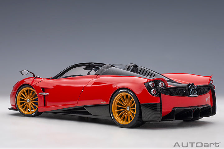 AUTOart Pagani Huayra Roadster Rosso Monza Red Carbon 1:18